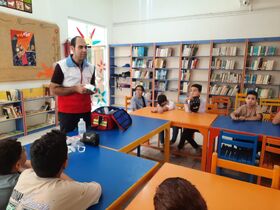 آموزش کمکهای اولیه و مانور زلزله در کانون تفرش