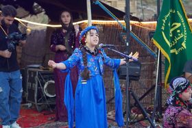 بارش هنر کودکان در جشنواره انگور سیاه سردشت