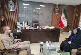 نشست مشترک مدیرکل کانون و فرماندار بوکان با محوریت توسعه فعالیت‌های فرهنگی