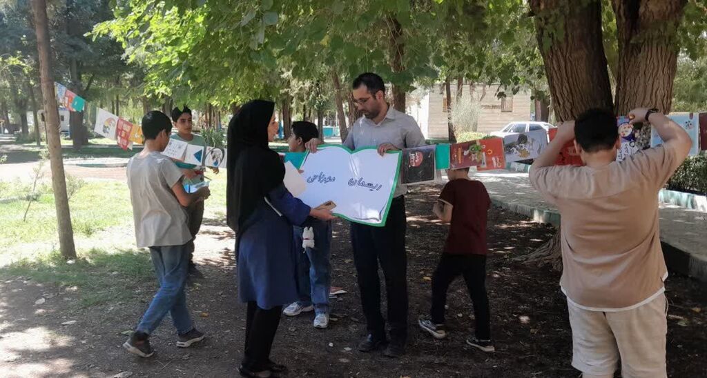 مرکز شماره ۴ کانون کرمانشاه طرح "ریسمان مهربانی" را اجرا کرد