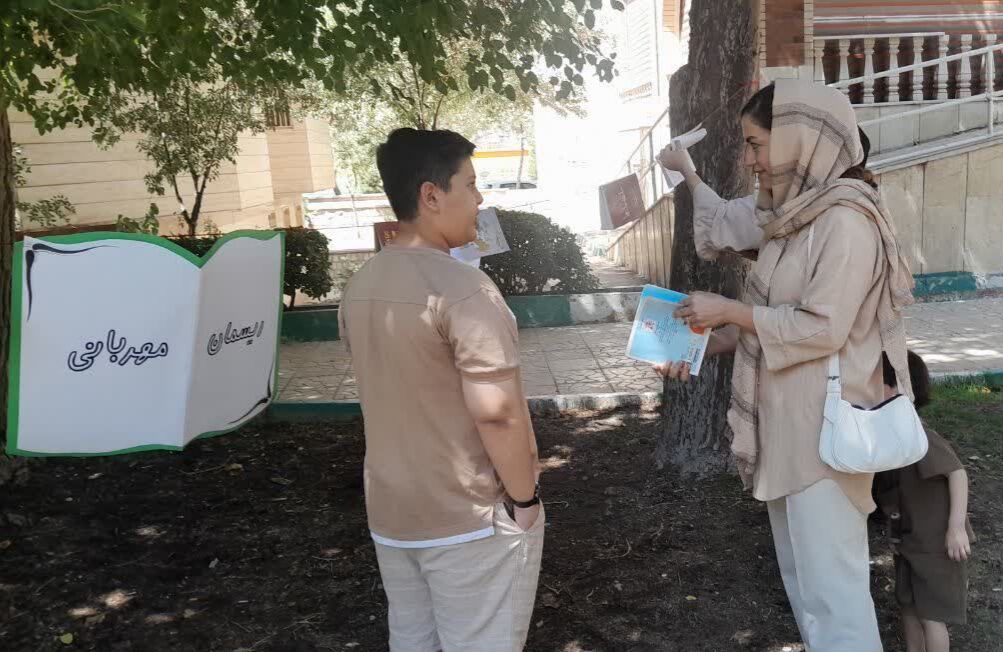 مرکز شماره ۴ کانون کرمانشاه طرح "ریسمان مهربانی" را اجرا کرد