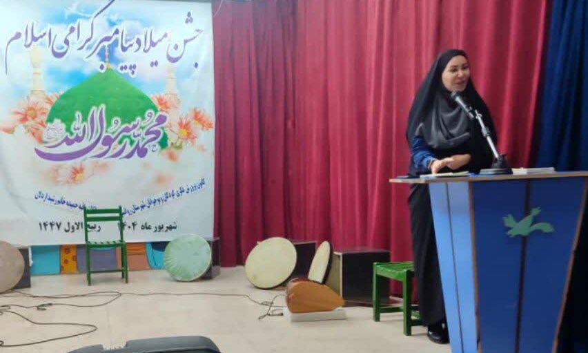 برگزاری جشن باشکوه میلاد پیامبر رحمت در مرکز روانسر