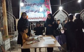 برپایی ایستگاه نقاشی کانون در افتتاحیه کنگره ۶۲۰۰ شهید استان مرکزی در خمین