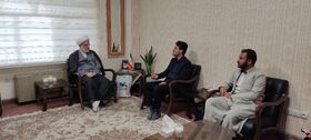 دیدار مدیرکل کانون پرورش فکری کودکان و نوجوانان کردستان با نماینده ولی‌فقیه در استان