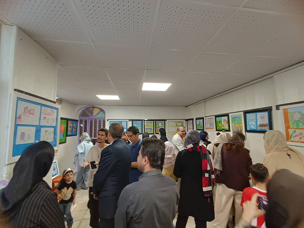 برپایی دومین نمایشگاه نقاشی آثار اعضای مرکز فرهنگی هنری کانون پرورش فکری دهدشت