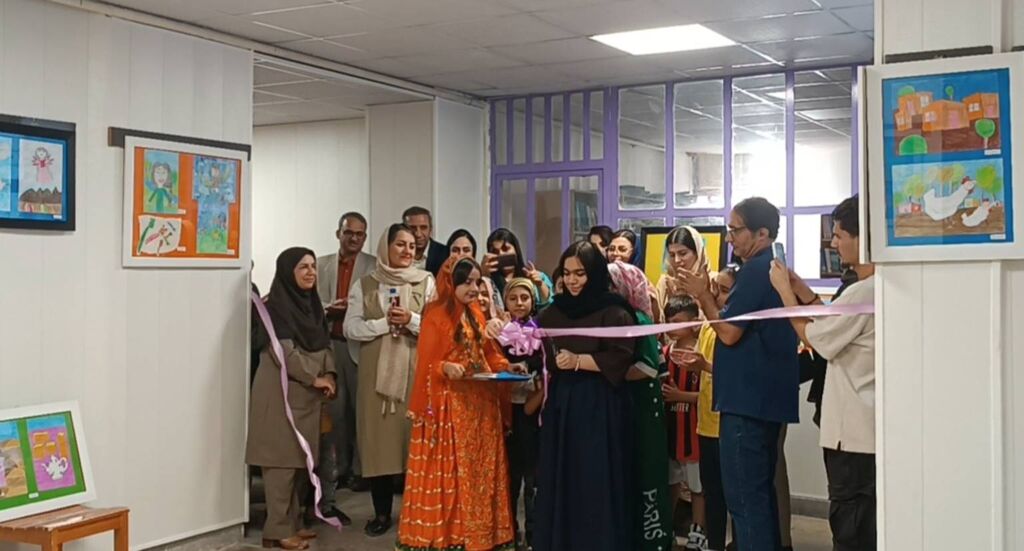 برپایی دومین نمایشگاه نقاشی آثار اعضای مرکز فرهنگی هنری کانون پرورش فکری دهدشت