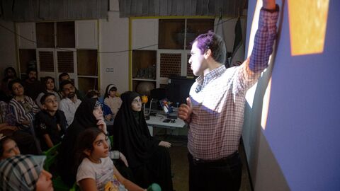 رصد سیاره زحل در رصدخانه زعفرانیه(مرکز۱۶)