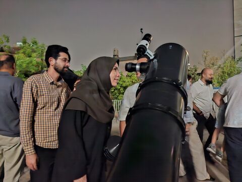 رصد سیاره زحل در رصدخانه زعفرانیه(مرکز۱۶)