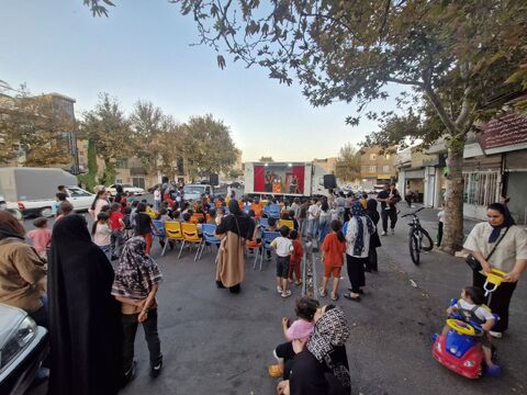 تماشاخانه سیار محله سازمان گوشت