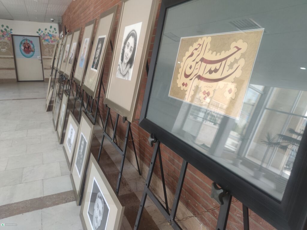 یاد و نگاه شهدا در قاب هنر؛ نمایشگاه طراحی چهره شهدای جنگ ۱۲ روزه