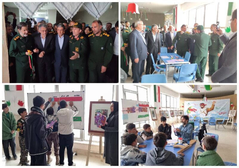 آغاز فعالیت غرفه فرهنگیهنری کانون پرورش فکری در نمایشگاه دفاع مقدس اردبیل