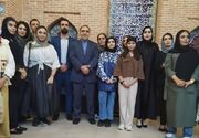 درخشش تسنیم میاری، عضو کانون پرورش فکری تنکابن، در نمایشگاه بین‌المللی «رنگ و روایت» ارمنستان