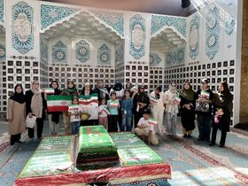 بازدید اعضا و مربیان مراکز شماره ۱ و۲ اسلام‌آبادغرب از یادمان دفاع مقدس
