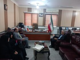 دیدار مدیرکل کانون پرورش فکری استان مرکزی با فرماندار شهرستان زرندیه