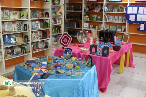   کتاب‌ها و تولیدات هنری کودکان با نیازهای ویژه در ساری به نمایش درآمد