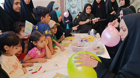 شرکت کانون در جشنواره لبخد آسمانی استانداری قم