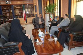 دیدار مدیرکل کانون پرورش فکری استان مرکزی با فرماندار ساوه