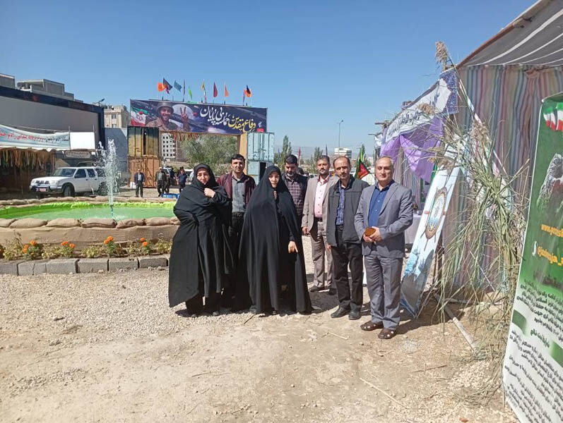 گرامیداشت هفته دفاع مقدس با حضور مدیرکل و کارکنان کانون اردبیل در گلزار شهدا و نمایشگاه بیتالمقدس
