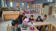 درس اخلاق و ایثار با نقاشی در کانون شاهرود