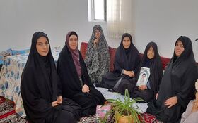 دیدار مربی مسئول کانون استان مرکزی با خانواده شهید خسروبیگی