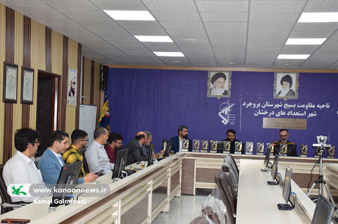 مدیرکل کانون پرورش فکری استان لرستان در سپاه بروجرد