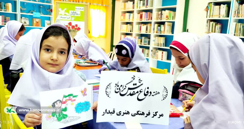 گرامیداشت هفته دفاع مقدس در مرکز قیدار کانون زنجان