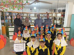 آشنایی کودکان دلند با شجاعت و ایثار آتش‌نشانان