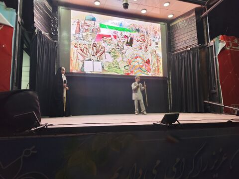 فعالیت تماشاخانه سیار در کنگره 18000 شهید خراسان رضوی
