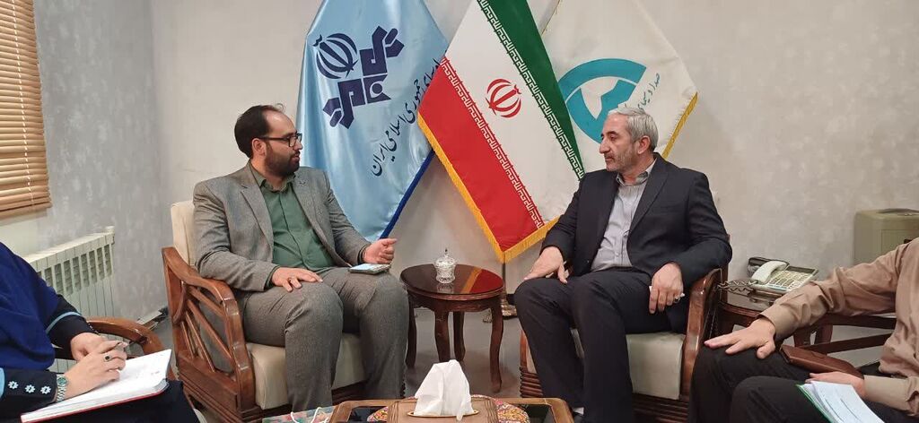 دیدار سرپرست کانون پرورش فکری استان همدان با مدیرکل صدا و سیمای استان