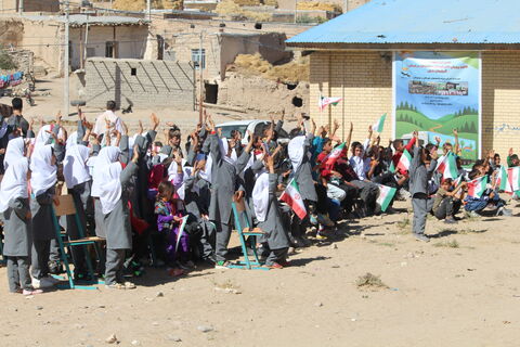 تماشاخانه سیار در آخرین روز از حضور خود در استان، میهمان روستای اورتاسو چاراویماق شد.