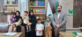 تقدیر سرپرست کانون پرورش فکری همدان از دو کودک نخبه