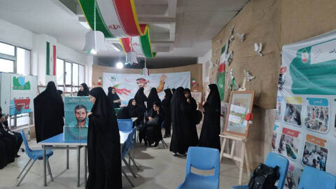 فعالیت‌های فرهنگی هنری مراکز کانون اردبیل در نمایشگاه رزمی فرهنگی «بیت‌المقدس»