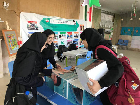 فعالیت‌های فرهنگی هنری مراکز کانون اردبیل در نمایشگاه رزمی فرهنگی «بیت‌المقدس»