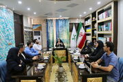نشست مشترک مدیرکل کانون استان بوشهر با اعضای خانه مشارکت‌های مردمی