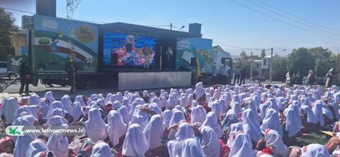 گزارش تصویری روز اول و دوم تماشاخانه سیار نمایشی در استان زنجان
