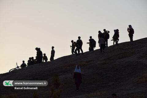 تماشاخانه سیار کانون پرورش فکری در شهر چغابل