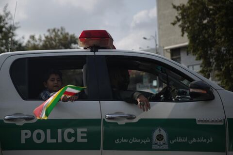 کاروان شاد پیمایی ستاد هفته ملی کودک در ساری