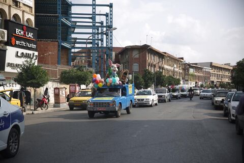 کاروان شاد پیمایی ستاد هفته ملی کودک در ساری