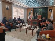 دیدار مدیرکل استان با فرماندار سبزوار در هفته ملی کودک 