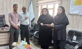 تقدیر از دانش آموز برگزیده هرمزگانی در جشنواره نوجوان سالم