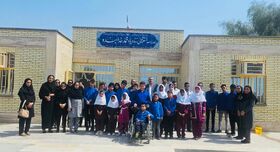 دیدار با کودکان با نیازهای ویژه شهرستان سیریک