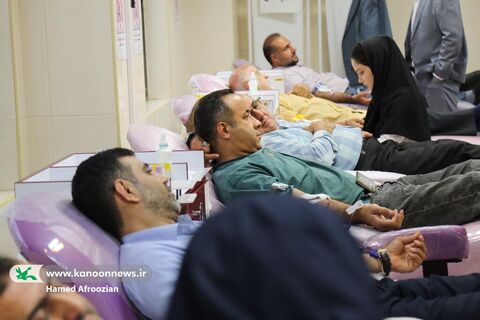 اهدای خون کارکنان کانون پرورش فکری مازندران به مناسبت روز جهانی کودک