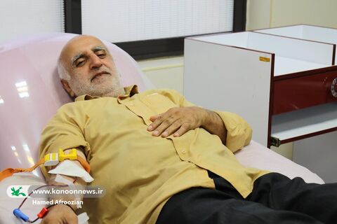 اهدای خون کارکنان کانون پرورش فکری مازندران به مناسبت روز جهانی کودک