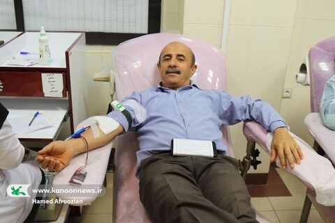 اهدای خون کارکنان کانون پرورش فکری مازندران به مناسبت روز جهانی کودک