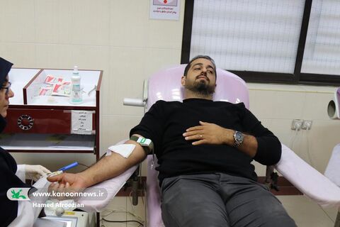 اهدای خون کارکنان کانون پرورش فکری مازندران به مناسبت روز جهانی کودک