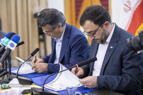 آیین امضای تفاهم‌نامه همکاری سازمان حفاظت محیط زیست و کانون پرورش فکری