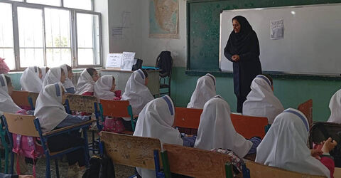 برنامه‌های پیک امید کانون استان اردبیل در روستای گوشلو اجرا شد