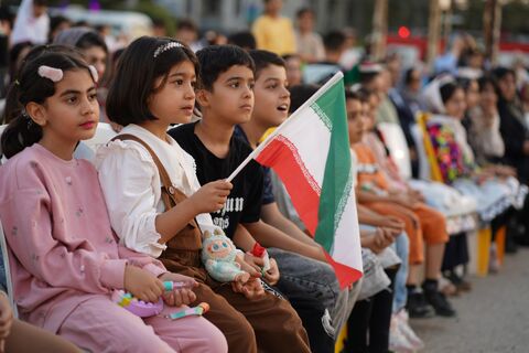 حال خوش کودکان گرگانی در جشن بزرگ روز جهانی کودک با حضور مل‌مل