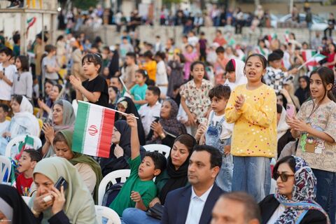 حال خوش کودکان گرگانی در جشن بزرگ روز جهانی کودک با حضور مل‌مل