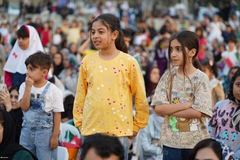 حال خوش کودکان گرگانی در جشن بزرگ روز جهانی کودک با حضور مل‌مل